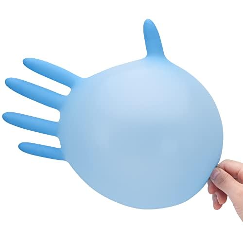 SwiftGrip Disposable Nitrile Exam Gloves, Blue, Nitrile Gloves Disposable Latex Free, Medical Gloves, Cleaning Gloves, Food-Safe Rubber Gloves, Powder Free, Non-Sterile, 50-ct Box (Small)