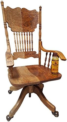 Howard Products Beeswax Wood Polish & Conditioner, Feed-N-Wax, Beeswax Furniture Polish For Wood, 16 Oz, Orange