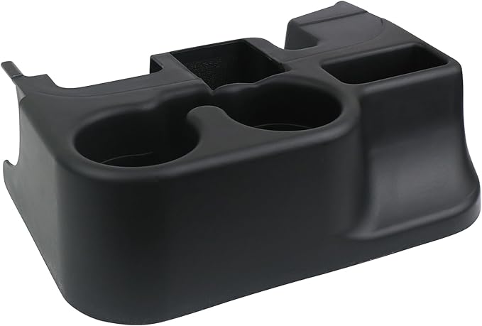 Cup Holder Attachment for Center Console | Compatible with 2003-2012 Dodge Ram 1500 2500 3500 Truck | Replaces SS281AZAA Front Seat Add-On Cupholder Tray Insert