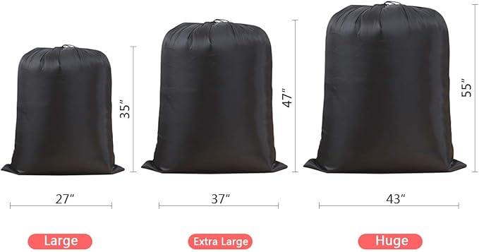IWEIK Multipurpose Extra Large Laundry Bag Storage Bag (37"x47", Yellow)