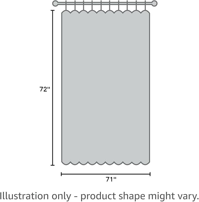 Barossa Design Clear Green Shower Curtain Liner - Premium PEVA Shower Liner with 3 Magnets and Metal Grommets, Waterproof Lightweight Standard Size Bath Curtains for Bathroom - Translucent Green