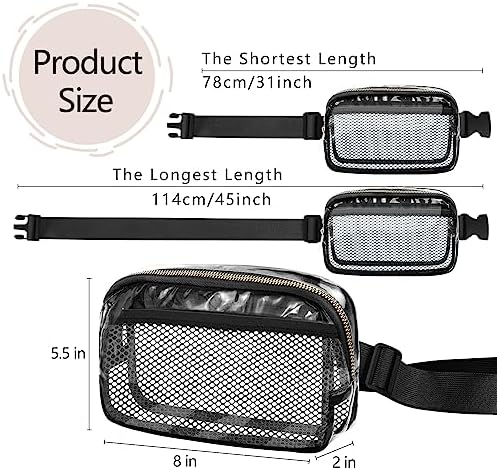VOROLO Fanny Pack For Women And Men Crossbody Bag Belt Bag with Adjustable Strap Graduation Gifts Light Blue-1