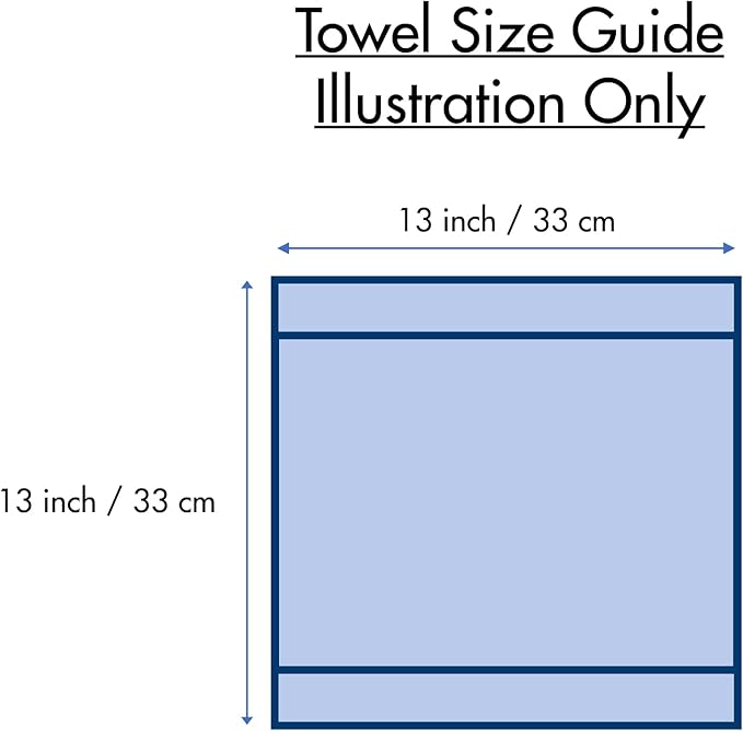 Bumble Premium Dish Cloths 13"x13" (6 Pack) | 100% Natural Ring Spun Cotton | 400 GSM | Highly Absorbent & Soft |Yarn Dyed & Solid Dyed Terry Dish Cloth Set - Sage