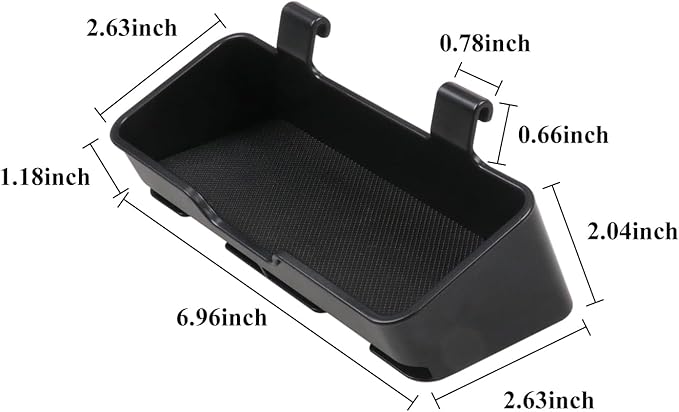 Sun Visor Sunglass Holder for 2021 2022 2023 2024 2025 2026 Ford Bronco 2/4 Door, Card Storage Box Sunglasses Glasses Holder, Sun Visor Organizer Interior Accessories