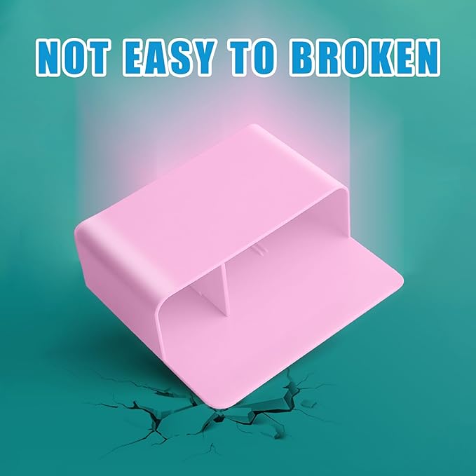 2 Pcs Magnetic Marker Holder Dry Erase Marker Holder Wall Mount Self Adhesive Pen Holder Magnetic Marker Cup Holders for Whiteboard, Fridge, Home Office School (Pink)