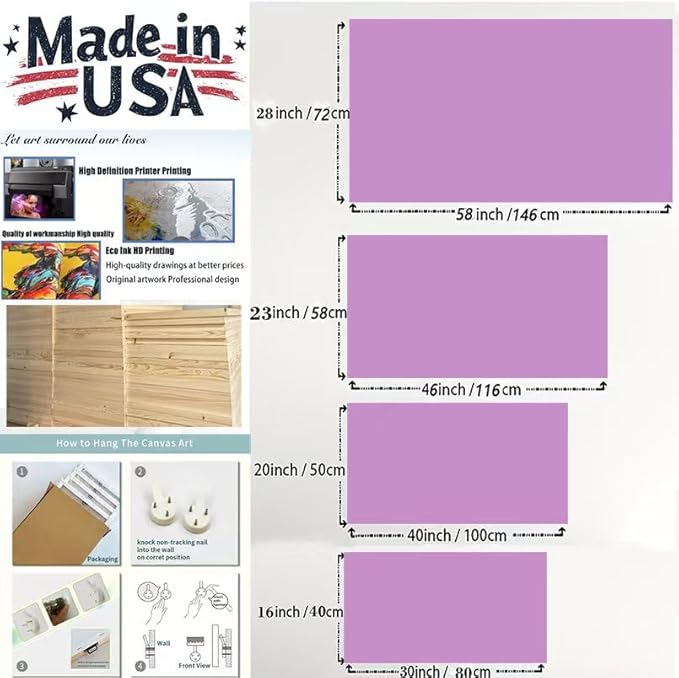 ZESTRILIA Reclaimed Wood Planks Canvas Wall Art for Living Room Office Rustic Mosaic Colorful Canvas Artwork Living Room Dining Entryway Room Décor