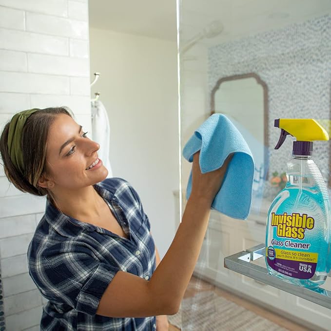 Invisible Glass 92194 Premium Glass and Window Cleaner for Auto and Home Cleans Glass, Windows, Mirrors, and More, Streak-Free, Ammonia-Free, Tint-Safe, 32 Fl Oz