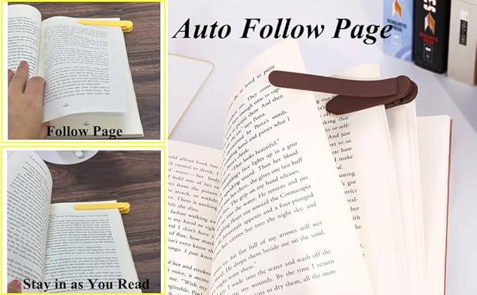 3Pcs Bookmark Book Marks, Silicone Book Marks for Reading Women Men Kids Book Lovers, Automatic Book Mark Smart Book Marker Clip Page Holder Reading Accessories School Supplies Gifts for Students