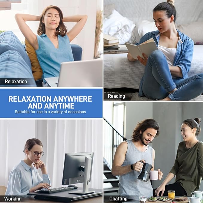 Microwave Heating Pad for Pain Relief, 6 x 12 Microwavable Moist Heat Pads for Neck, Shoulder, Back, Knee, Period Cramps, Rice Heat Pack Hot & Cold Compress Reusable & Portable, Blue