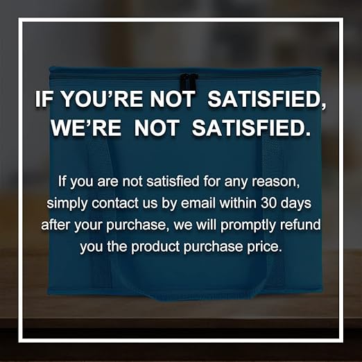 Bodaon 1-Pack Insulated Reusable Grocery Shopping Bags, X-Large Picnic Cooler Bag with Top Cold, Blue