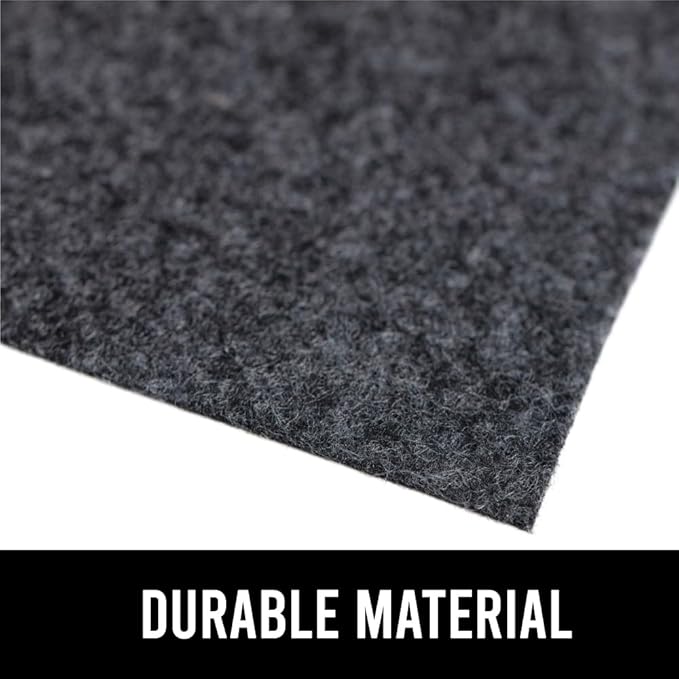GORILLA GRIP LeakGuard Non-Adhesive Under Sink Mat for Kitchen Cabinet, 24x50, Waterproof Quick Dry Shelf Liner, Durable Absorbent Felt Mats for Bathroom Sinks, Cabinets, Dresser, Easy Trim, Charcoal