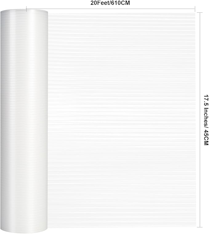 Shelf Liner, 17.5 Inches x 20 FEET Non-Slip Kitchen Cabinet Liner, Washable Oil-Proof Non-Adhesive Contact Paper for Kitchen Drawer, Cabinet, Shelves, Refrigerator, Storage, Desks, coutertops