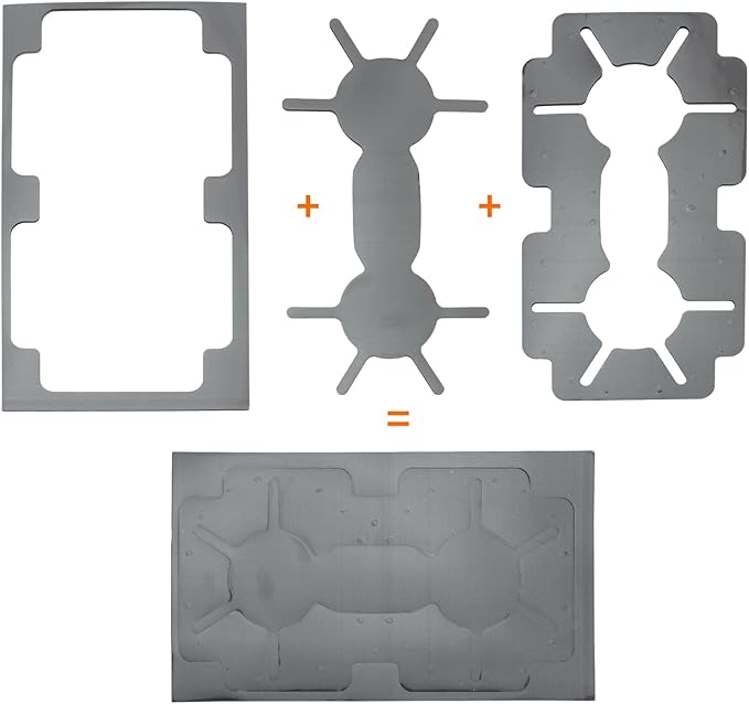 GoaMotors Front Console Cup Holder Tab Foam Sheet Insert for Honda Pilot 2009-2015, Replace #83456-SZA-A01