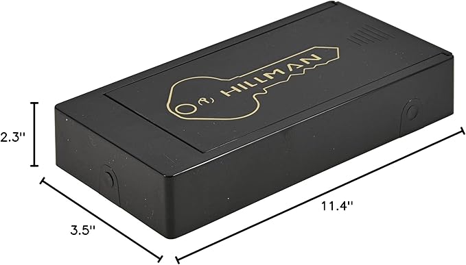 Hillman Large Plastic Magnetic Key Case
