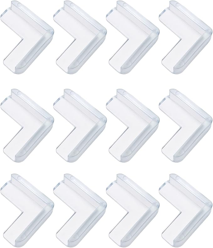 12pcs Table and Baby Corner Guards for Furniture, Corner Bumpers, Table Corner Protector for Baby