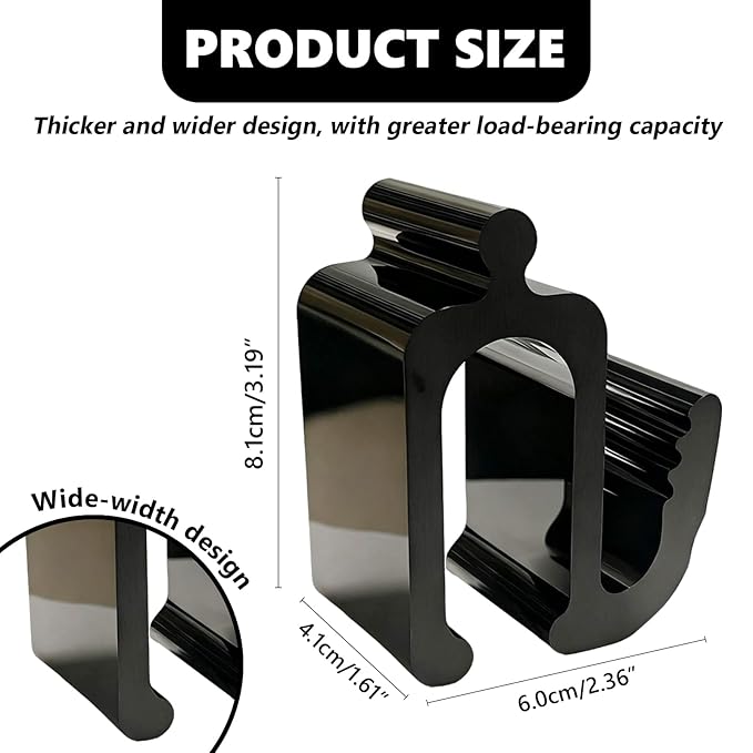 Universal Wagon Accessories, Upgraded Side Hooks with 30kg Load Capacity - Sturdy Stroller Hooks & Space-Saving Travel Organizer for All Wagon Strollers (2PCS)
