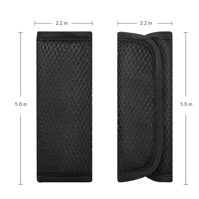 Accmor Car Seat Straps Shoulder Pads for Baby Kids, Soft Car Seat Strap Covers, Seat Belt Covers for Car Seats, Pushchair, Stroller