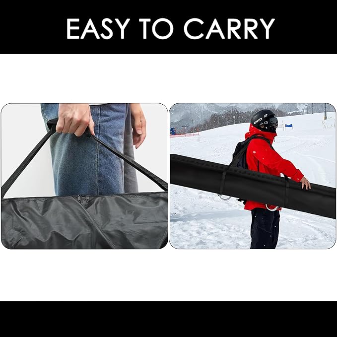 LUEXBOX 67 Inch Patio Umbrella Storage Bag for Outdoor, Nylon Beach Umbrella Folding Cover, Heavy Duty Zipper Travel Carrying Duffle Bag for Sports, Beach
