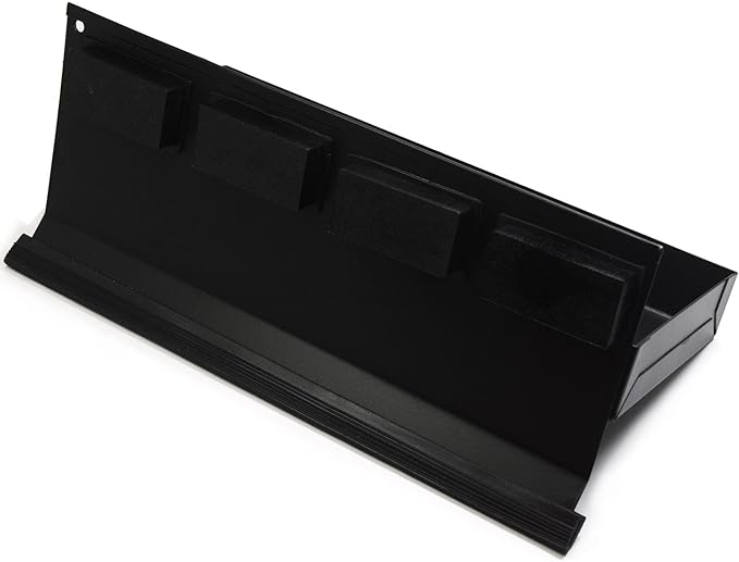 CMS Magnetics Magnetic Tool Tray, 10.75'x4.5'x1.25', Black w/Holding Magnets on Side for Cabinets, Tool Box or Kegerator Fridge | Keg Drip Tray | Beer Taps