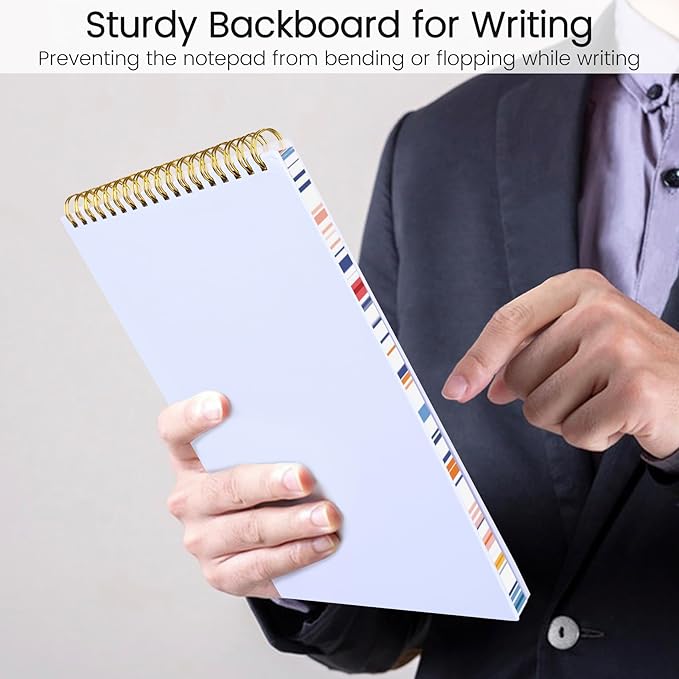 To Do List Notepad - To Do List Notebook for Work with 52 Sheets, Undated Daily Planner Perfect for Enhanced Productivity and Goal Achievement - Pink & Blue