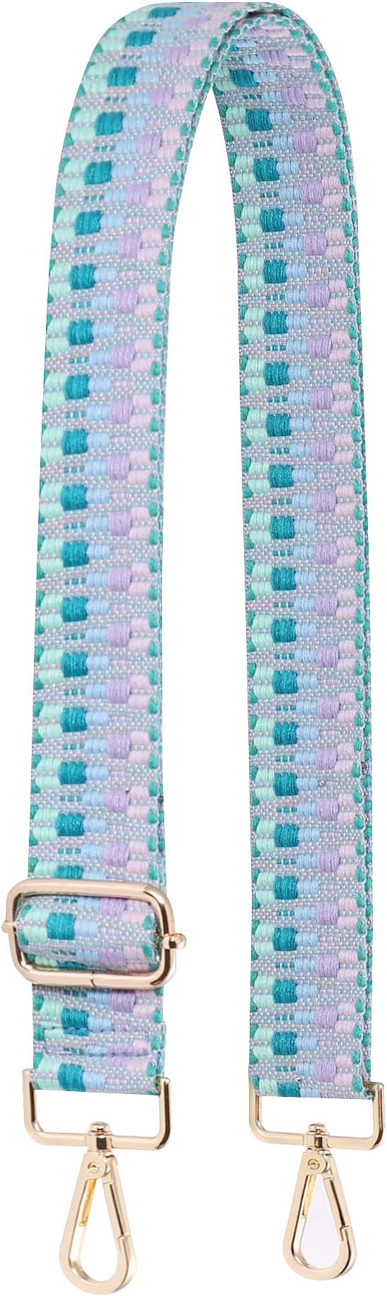 S-Jacorry Purse Strap Replacement Crossbody Wide Shoulder Strap Adjustable Canvas Straps Handbag Strap Replacement Belts