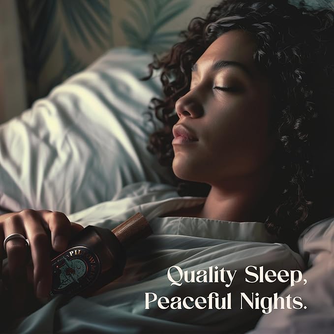 OPTATUM Pillow Mist - Aromatherapy Pillow Spray for Sheets, Linen & Bedding, Natural Essential Oils for Stress Relief, Gift for Someone Who Wants to Sleep Well - Walking Moon