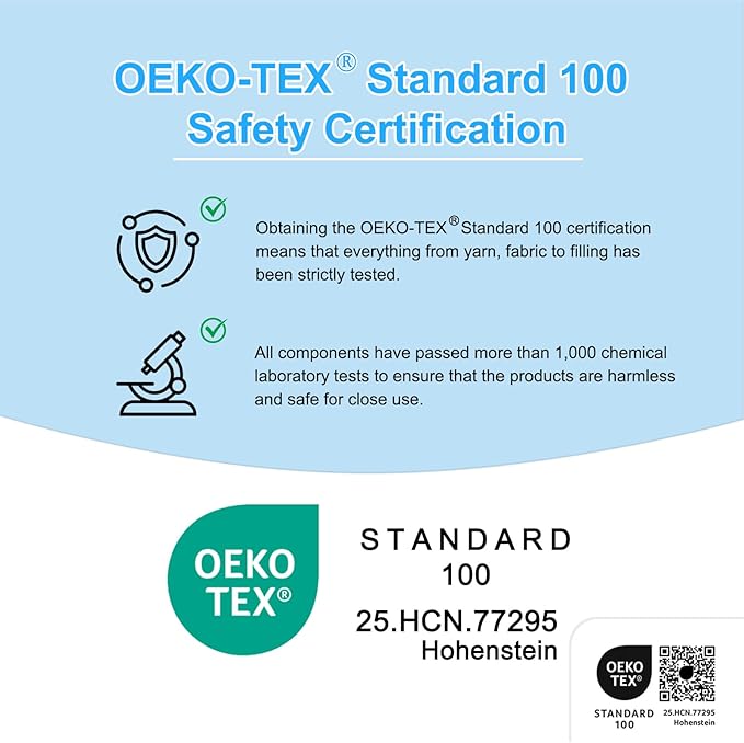 YOUR MOON Soft Pillow Queen Size of 2 for Sleeping, Super Soft Support Down Alternative Pillow, 100% Cotton Shell Luxury Comfy Fluffy Bed Pillows for Sleep(Gray)