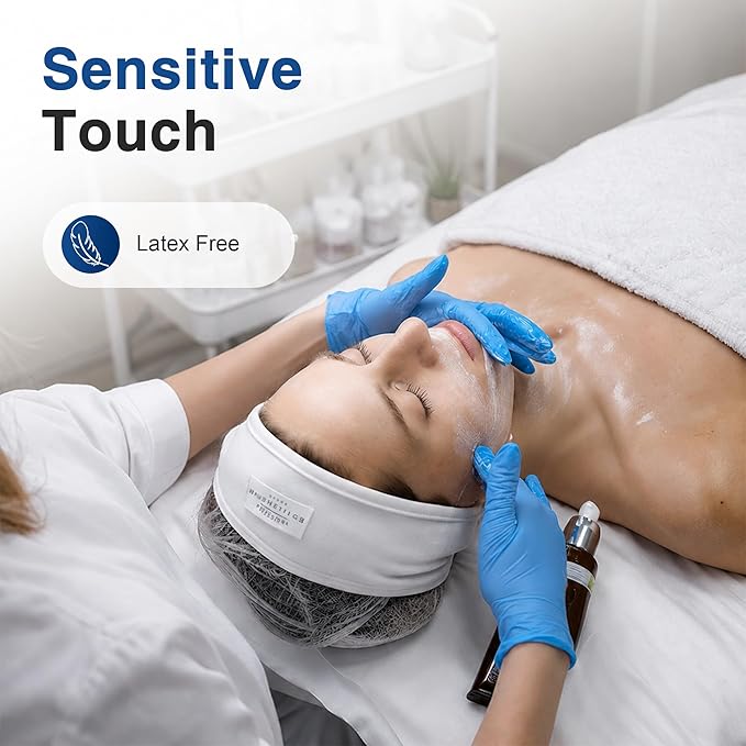 Schneider Vinyl Synthetic Exam Gloves, 4 Mil, Latex Free Disposable Gloves for Medical, Cooking, Cleaning, and Food Prep