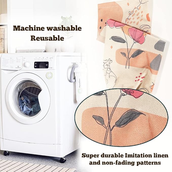 2PCS Boho Plastic Bag Holder for Kitchen Essentials, Reusable Hanging Grocery Bag Organizer, Washable Large Grocery Trash Garbage Bags Storage Dispenser Boho Kitchen Decor-07