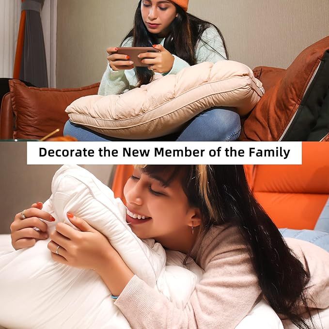 YOUR MOON Pillows Standard Size Set of 2, Soft Support Standard Pillows 2 Pack for Bed, Fluffy Down Alternative Pillow, Luxury Hotel Gel Pillow for Side Sleeping (White)