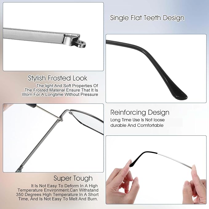 1 Pair Universal Glasses Repair Kit with Screws & Screwdriver Arm Replacement Eyeglass Screws Repair Kit Eye Fixing Screwdriver Eyeglasses Screw Legs Replacement Parts(Dark Grey)