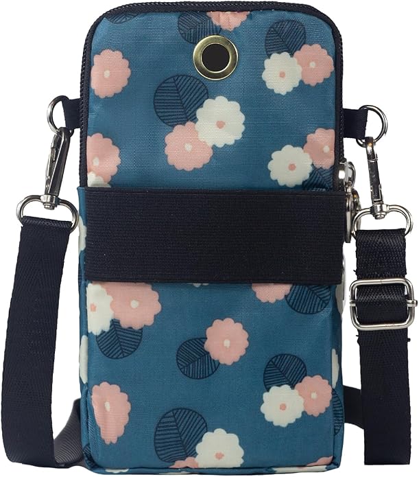 JANKS Small Crossbody Bag for Women - Mini Phone Purses with Crossbody Strap and Wallet - Nylon Arm Bag