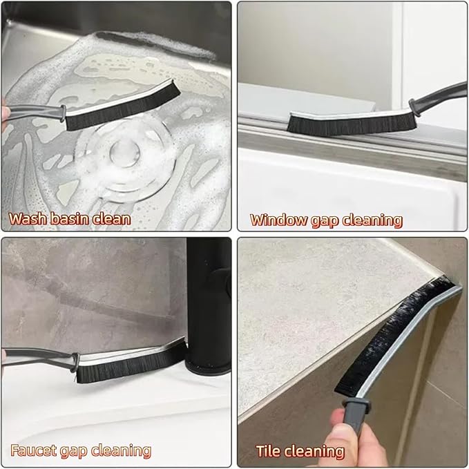 19Pcs Crevice Cleaning Brush Set, Hard Bristle Cleaning Brush,Multi Purpose Gap Brush for Kitchen,Bathroom, Window Tracks,Corner, Sink, Cup. Home Essentials Scrub Cleaning Tools