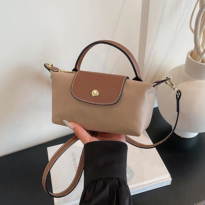 Mini Crossbody Bag for Women - Adjustable Strap Shoulder Purse, Small Spacious Tote with Zipper Pockets for Phone Wallet Keys