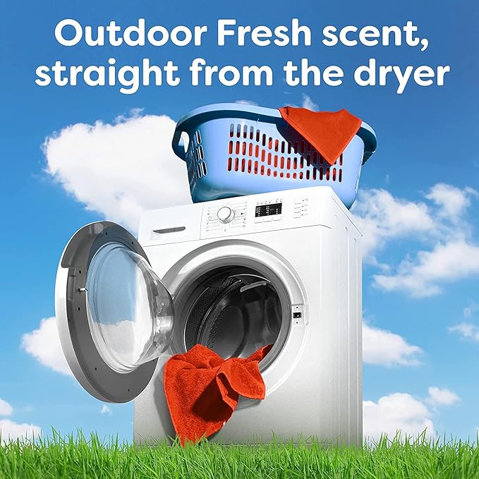 Bounce Fabric Softener Sheets, Outdoor Fresh Scent, 120 Count