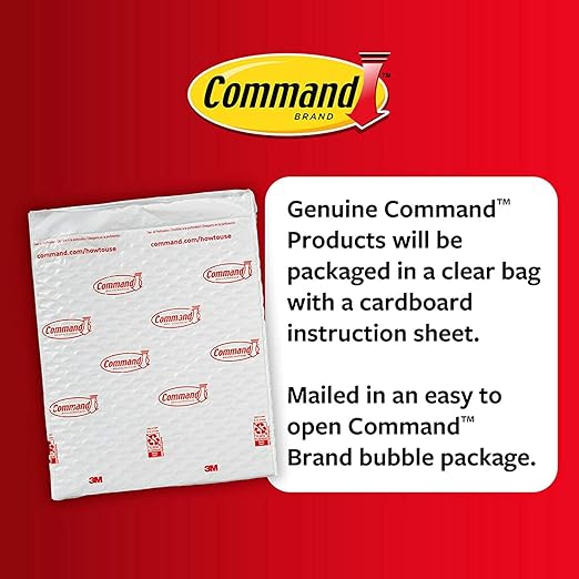 Command 20 lb XL 10 Pairs Heavyweight Picture Hanging Strips (20 Strips), Damage-Free Hangers for Picture Frames, No Tools Required, Ideal for Home Room Wall Decor, Black Adhesive