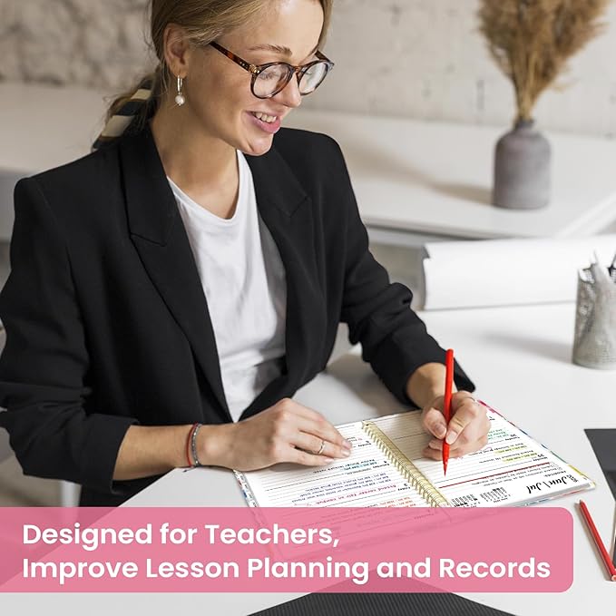 Planner 2026-2027, Academic Year Monthly and Weekly Calendar Planner, Jul 2026 - Jun 2027, Hardcover Teacher Student Planning Agenda book with Tabs, Perfect for School Office Supplies, 8.5" x 11" - Bloom Floral