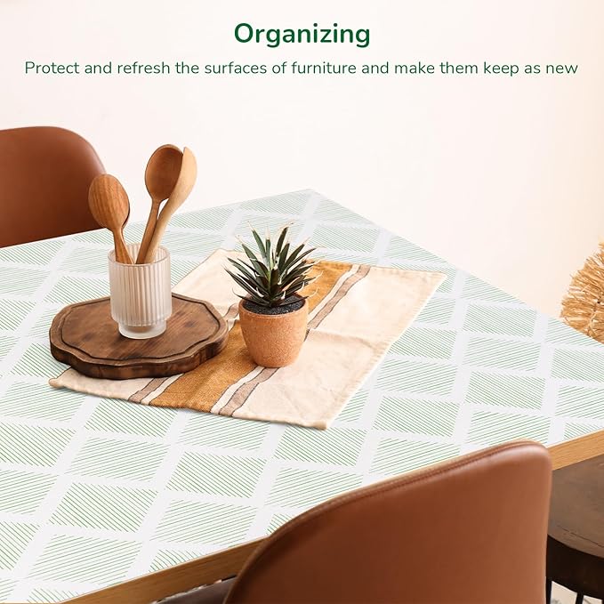 Drawer and Shelf Liner for Kitchen, Non-Slip Non-Adhesive Cabinet Liners for Cupboard, Dresser, Shelves, Tool Box, Pantry, Thickened Easy Install, Strong Grip, 11.8In x 20FT, Green