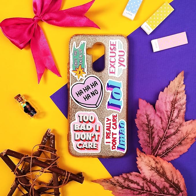 BulbaCraft 100Pcs Funny Rude Stickers for Adults, Crude Humor Stickers - Rude Gifts for Women, Gifts for Women & Men