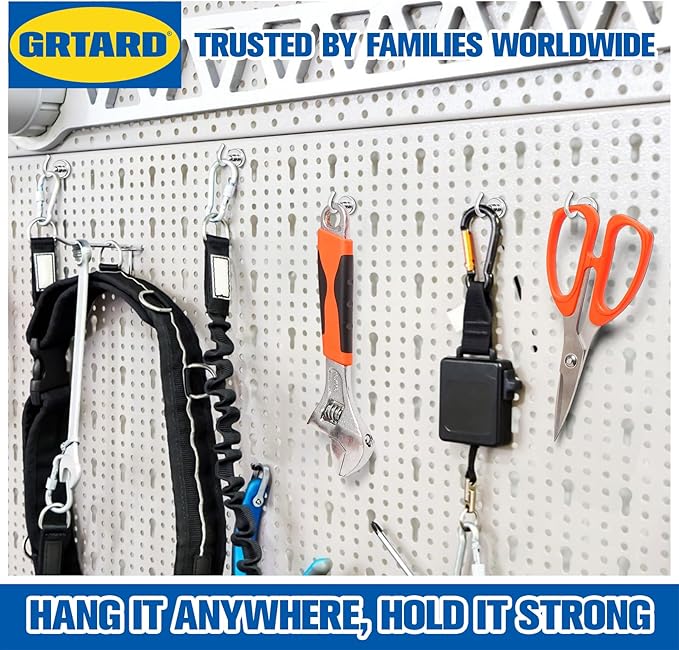 Grtard 200Pack Magnetic Hooks Heavy Duty, 30LBS Magnet Hooks for Cruise, Strong Magnetic Hooks for Hanging, Magnets with Hooks for Home, Kitchen, Workplace, Office (Silver)