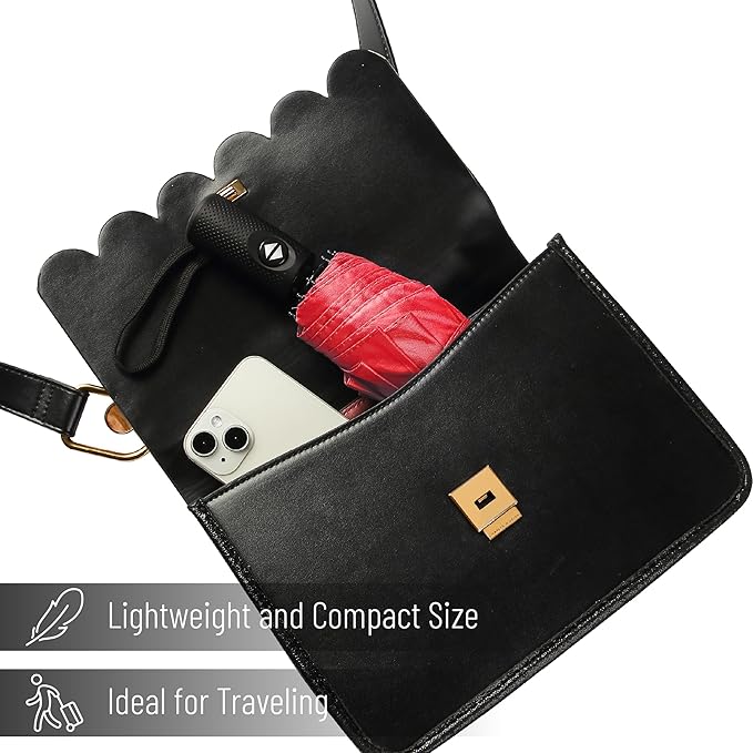 Mr. Pen- Windproof Travel Umbrella, Small Water-Resistant Automatic Folding Umbrella for Rain and Sun, Light, Compact and Portable for Women & Men, Fits Car & Backpack