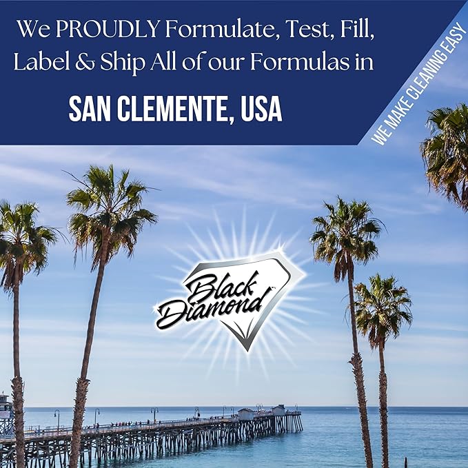 Black Diamond Stoneworks Granite Plus 2-in-1 Cleaner & Sealer, pH Neutral, Streak-Free Stone Cleaner for Granite, Marble, Quartz, Travertine & Limestone Countertops, Ready to Use (1-Quart/1-Gallon)