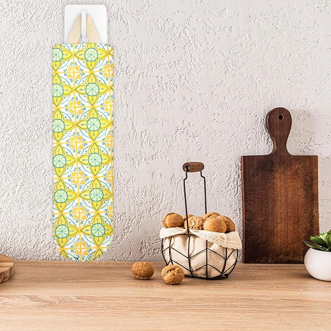 Plastic Bag Holder, Wall Mount Grocery Bag Organizer for Plastic Bags, Reusable Grocery Bag Organizer for Home Kitchen Pantry Decor (D)
