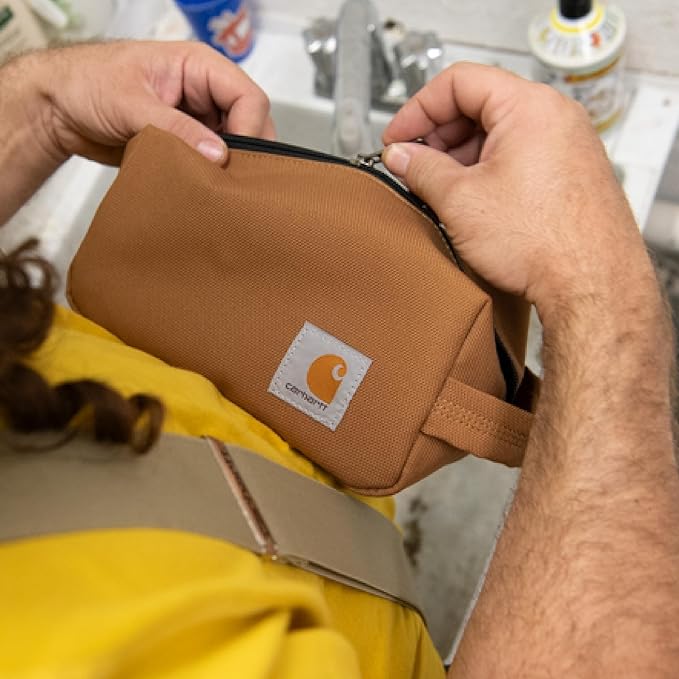 Carhartt Durable Travel Kit, Organize Essentials with the Water-Resistant Free Toiletry Bag