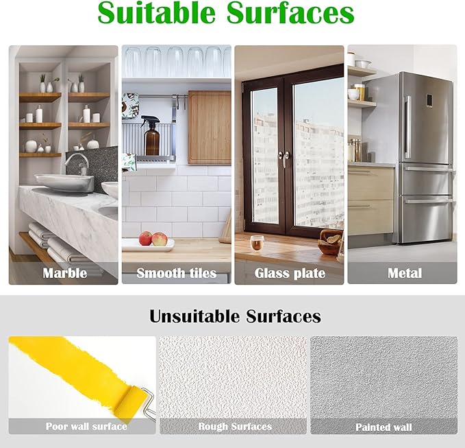 Hangerspace Suction Cup Hooks, 2.5 Inches Clear Suction Cups with Metal Hooks Large Suction Cup for Kitchen Bathroom Shower Wall Window Door - 8 Pack
