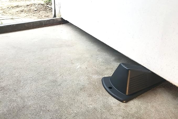 Shepherd Hardware 3762E Heavy Duty Jumbo Hard Plastic Door Wedge, Black