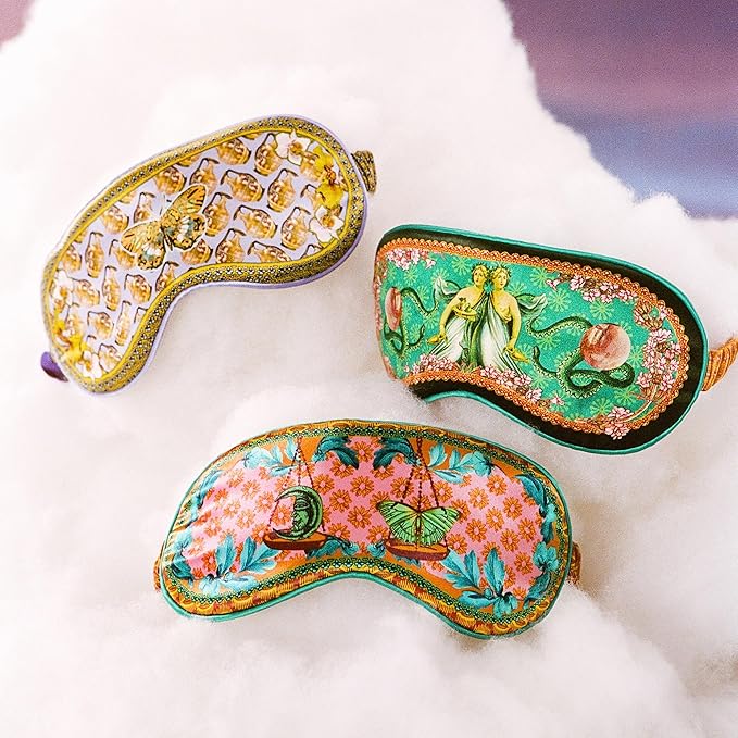 slip Pure Silk Sleep Mask - 100% Pure 22 Momme Mulberry Silk Eye Mask - Comfortable Sleeping Mask with Elastic Band, Zodiac Collection: Aquarius