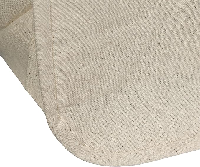 Best Canvas Grocery Shopping Bags with Bottle Sleeves - Cloth Tote Shopping Bags Heavy duty and Premium - Reusable Grocery Tote Bags - Washable & Eco-friendly Wine Bags with Handles (1 Bag)
