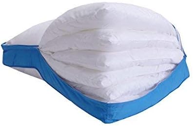 Pancake Pillow The Adjustable Layer Pillow. Custom Fit Your Perfect Pillow Height. King Size Luxury Pillow.
