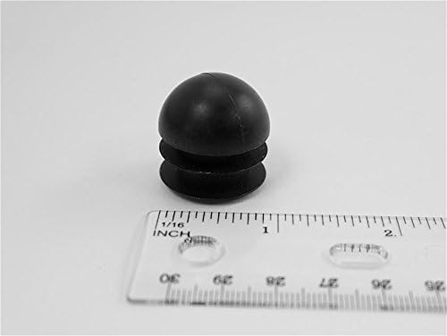 7/8" Round Chair Leg Feet Glides, Protect Your Indoor and Outdoor Furniture, Furniture Sliders, Floor Protectors, Pack of 25, Black